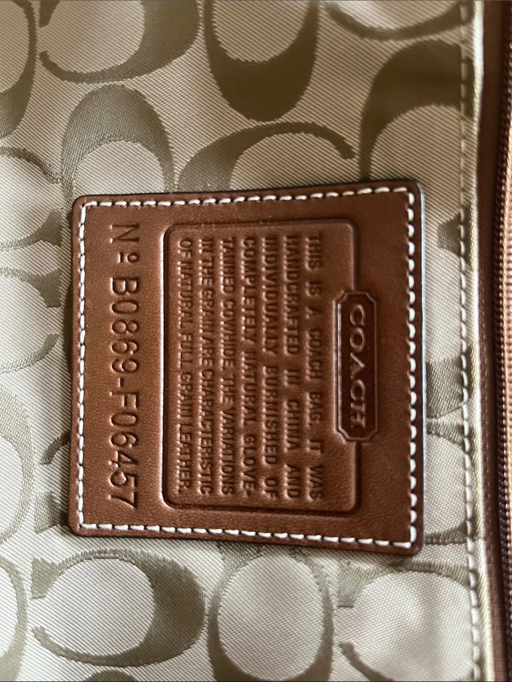 Coach Leather Messenger Briefcase